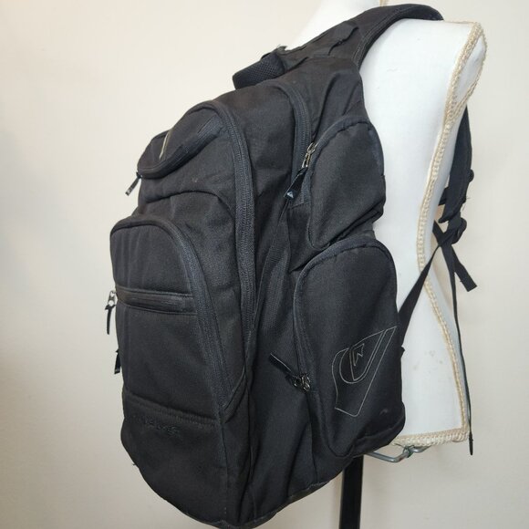 Quiksilver Mens Black Heavy Weather Backpack - Picture 3 of 8